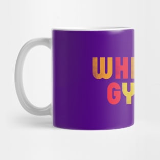 "Whiskey Gypsy" Cool & Colorful Typography Design Mug